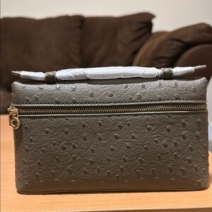 Deep Green Textured Women's Bag